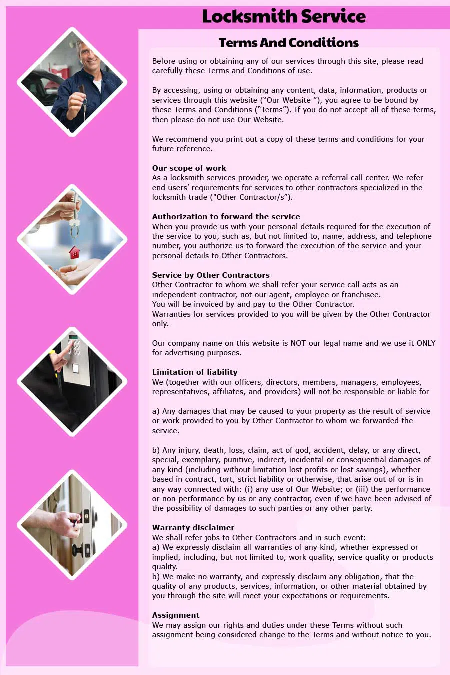 Dayton Locksmith Master, Dayton, OH 937-583-2120 - TermsAndCondition-15